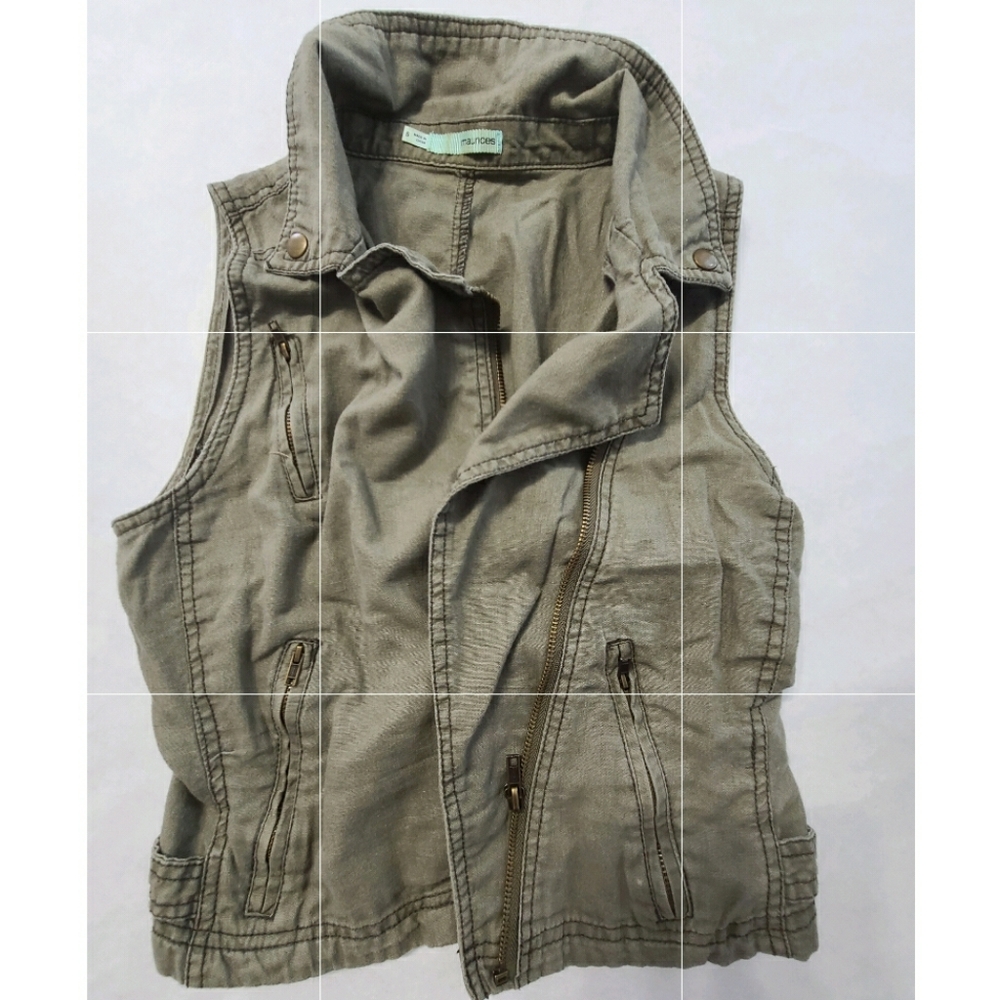 Sleevless Denim Vest